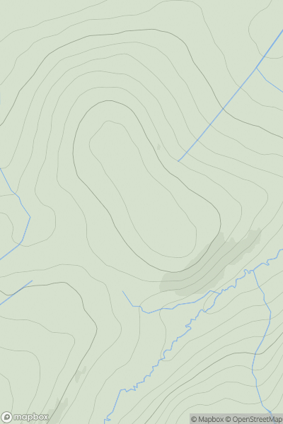 Thumbnail image for White Hill [Northumberland] [NT875320] showing contour plot for surrounding peak